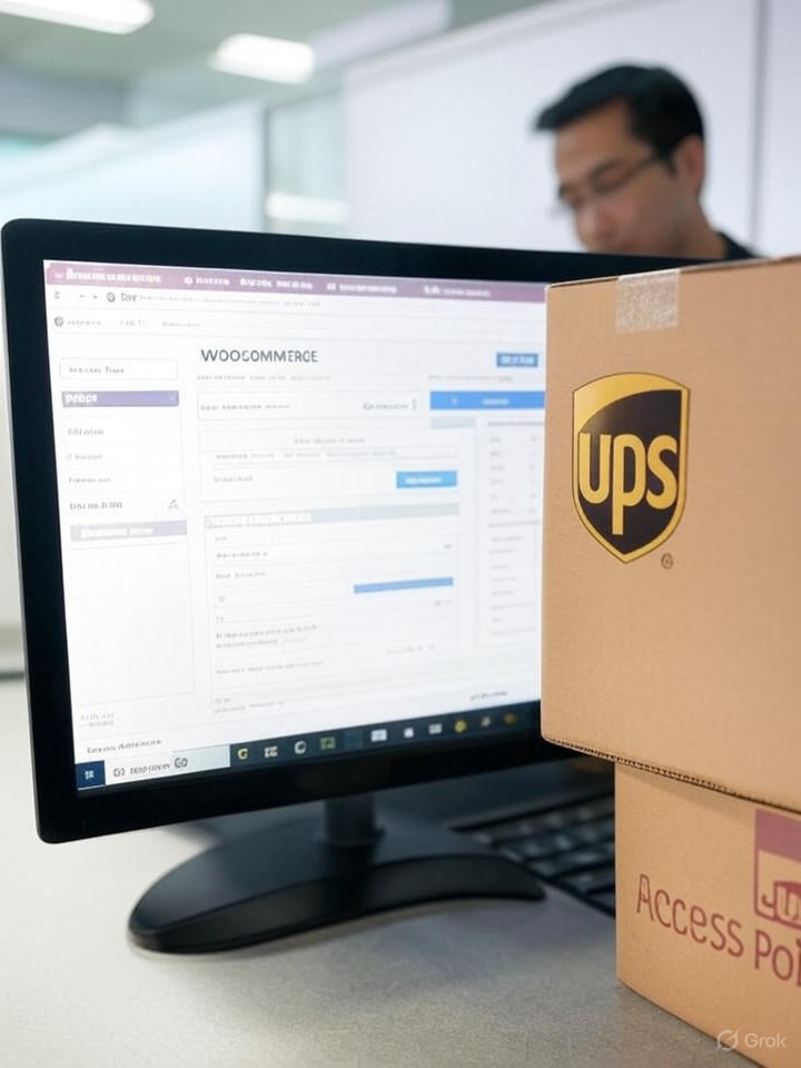 UPS WooCommerce - Stawki live i punkty odbioru