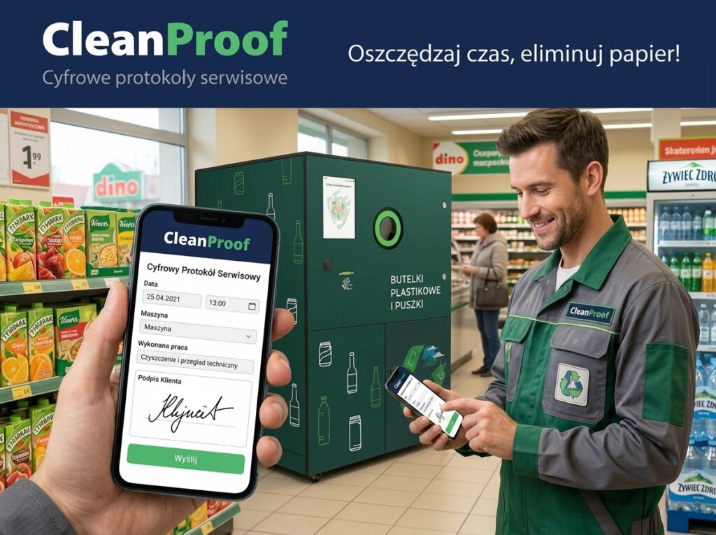 CleanProof – cyfrowe protokoły serwisowe